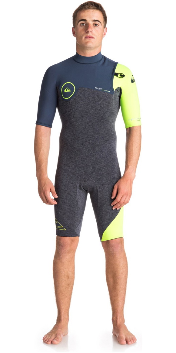 satoshi。新品未使用Quiksilver Highline Quiksilver Highline 3/2 Chest Zip Wetsuit – Cleanline Surf